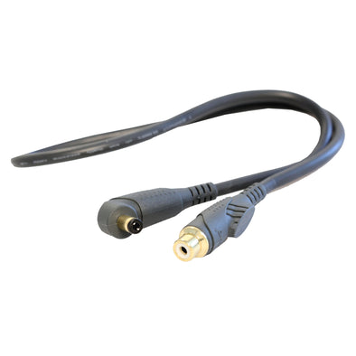 Angled DC Plug To RCA Converter-LegendRotary.com