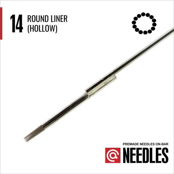 Halo Round Liners - Traditional On-Bar Needles-LegendRotary.com